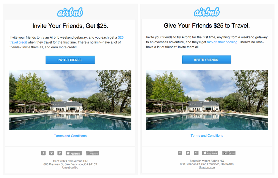 Kampania mailingowa Airbnb