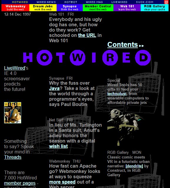 Internet lat 90. na jednym obrazku
